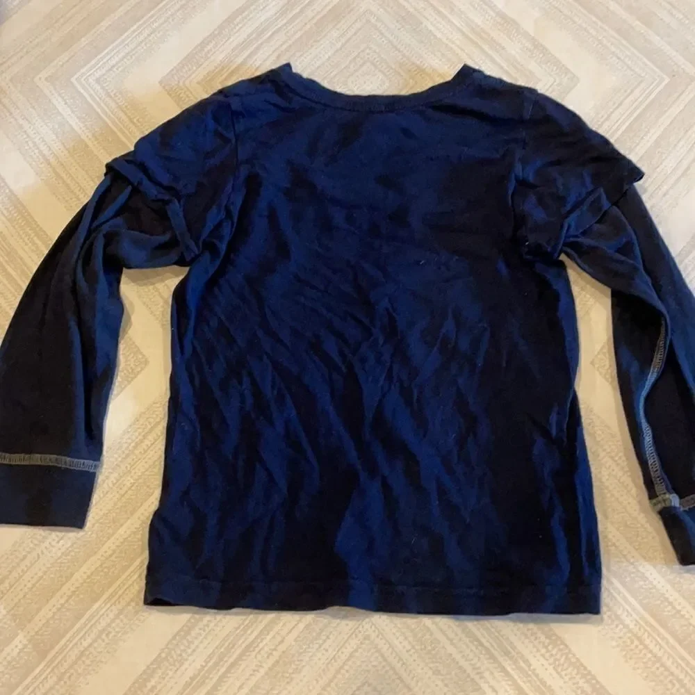 Original Retro Brand Navy Blue Michigan Long Sleeve Shirt